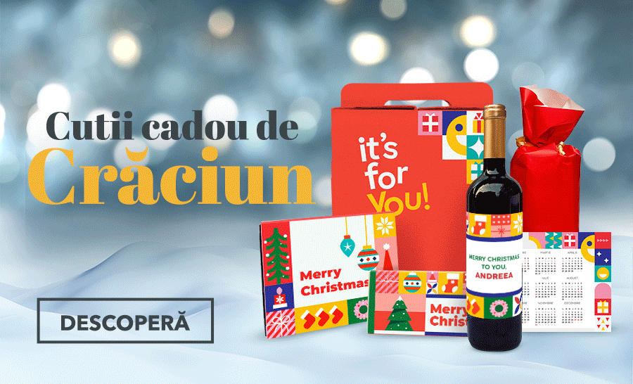 Cutii Cadou cu produse de Crăciun
