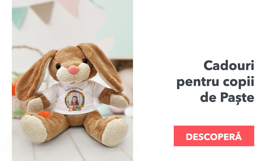 Cadouri personalizate pentru copii de Paște
