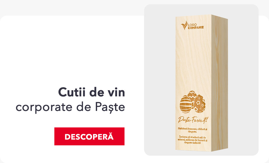 Cutii de vin corporate de Paște