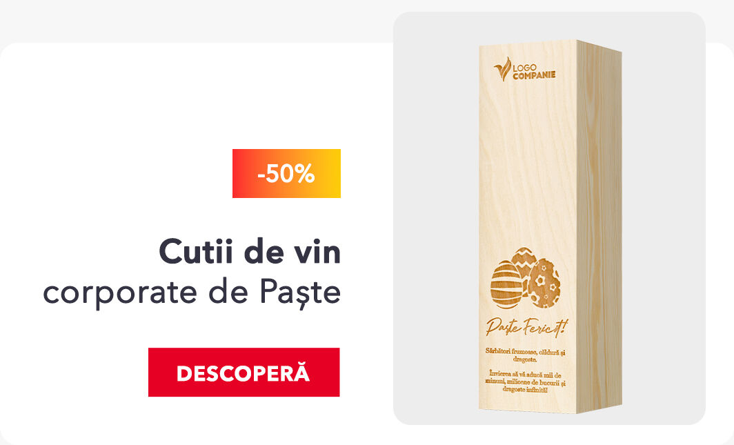 Cutii de vin corporate de Paște