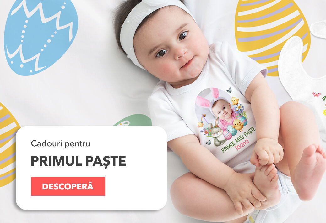 Cadouri personalizate pentru primul Paște