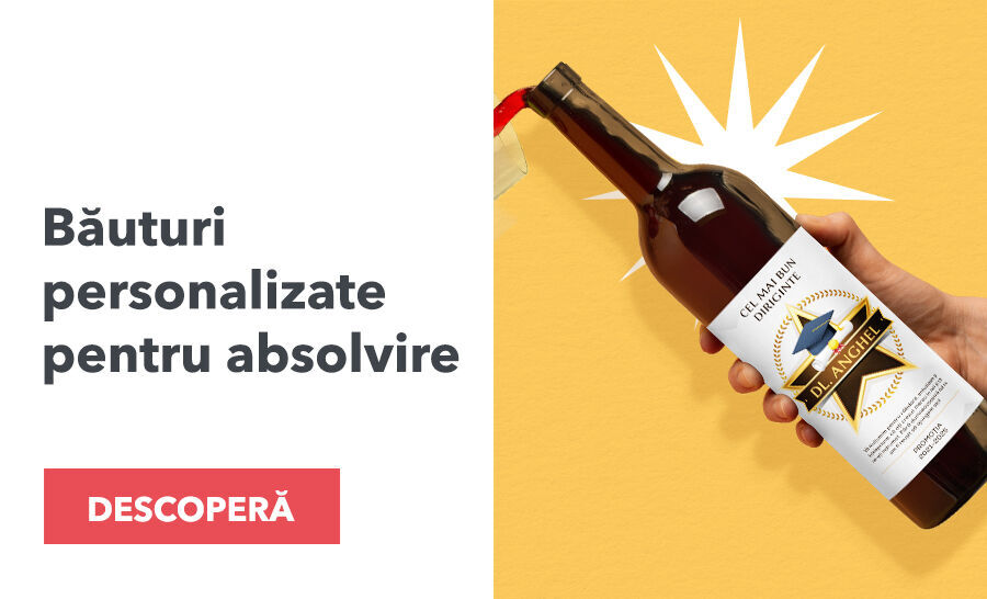Băuturi personalizate pentru absolvire