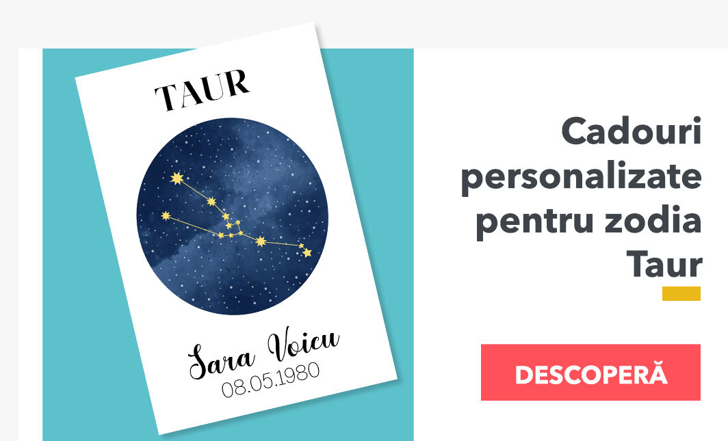 Cadouri personalizate pentru zodia Taur