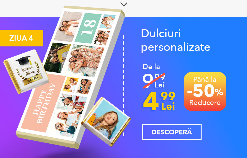 Toate dulciurile și bomboanele personalizate
