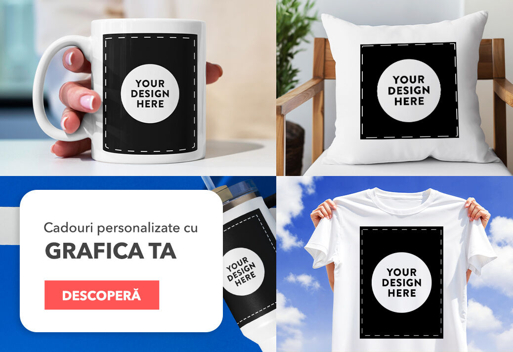 Cadouri personalizate cu grafica ta
