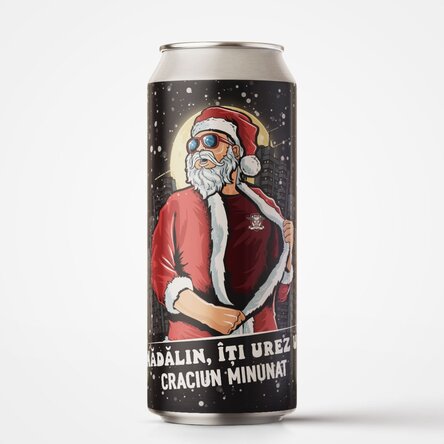 Bere la doză FC Rapid personalizată cu text - Moșul Rapidist