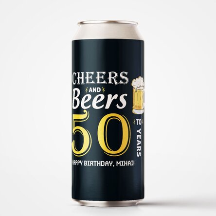 Bere la doză personalizată cu text - Cheers