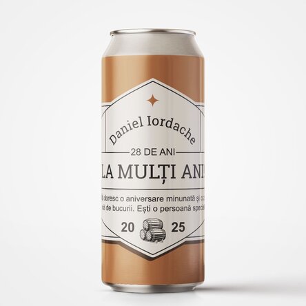 Bere la doză personalizată cu text - Classic beer