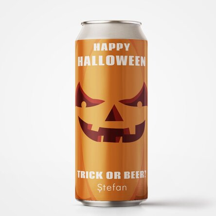 Bere la doză personalizată cu text - Pumpkin