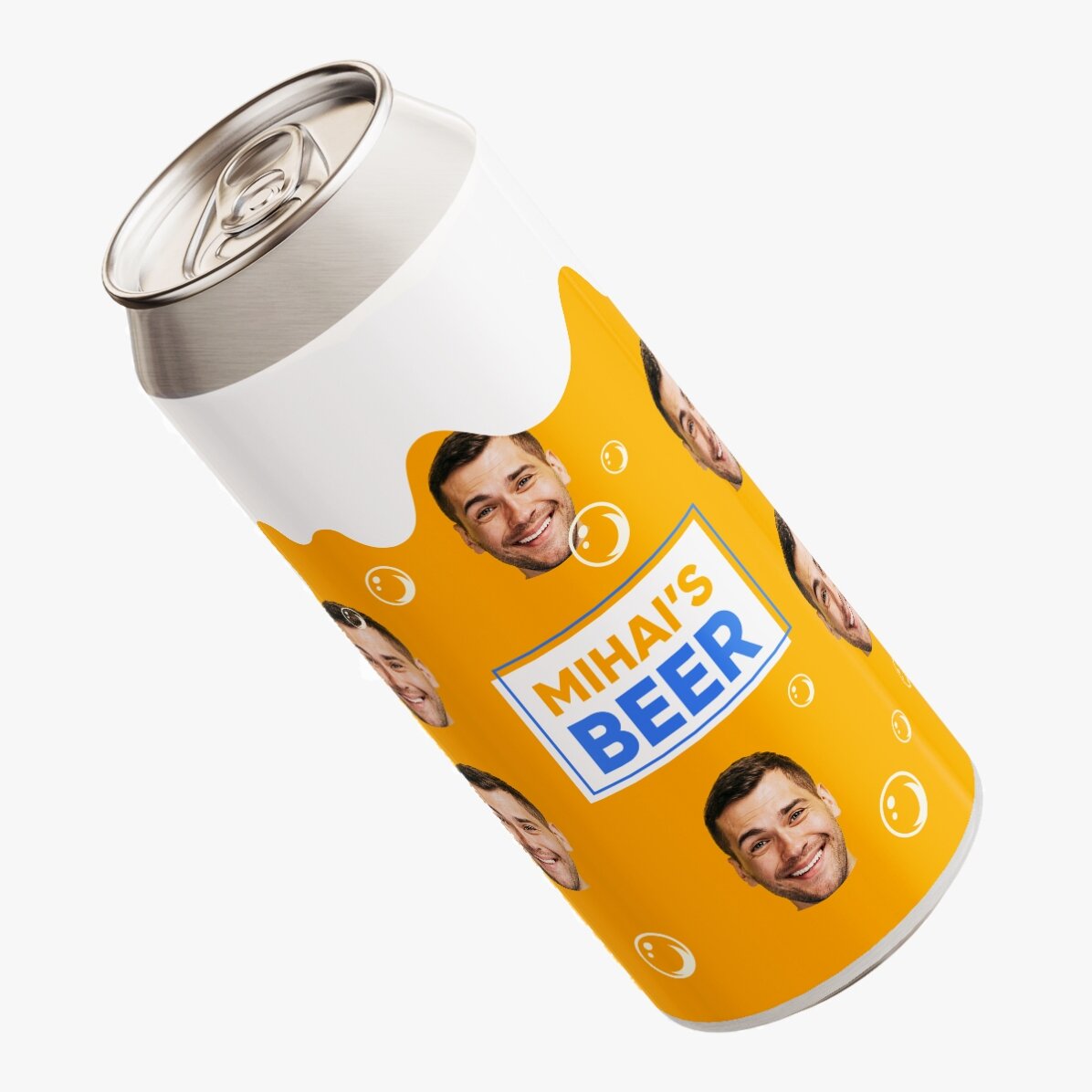 Bere la doză personalizată cu text și poză