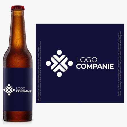 Bere personalizată cu logo