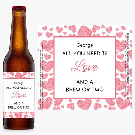 Bere personalizată cu text - All you need