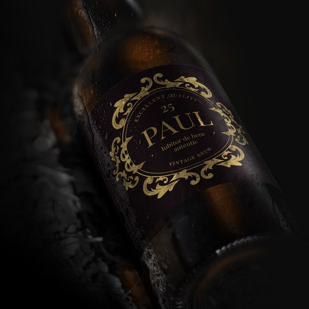 Bere personalizată cu text - Iubitor de bere