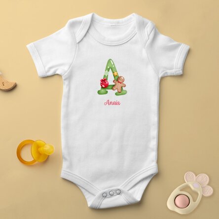 Body pentru copii personalizat cu nume - Crăciun