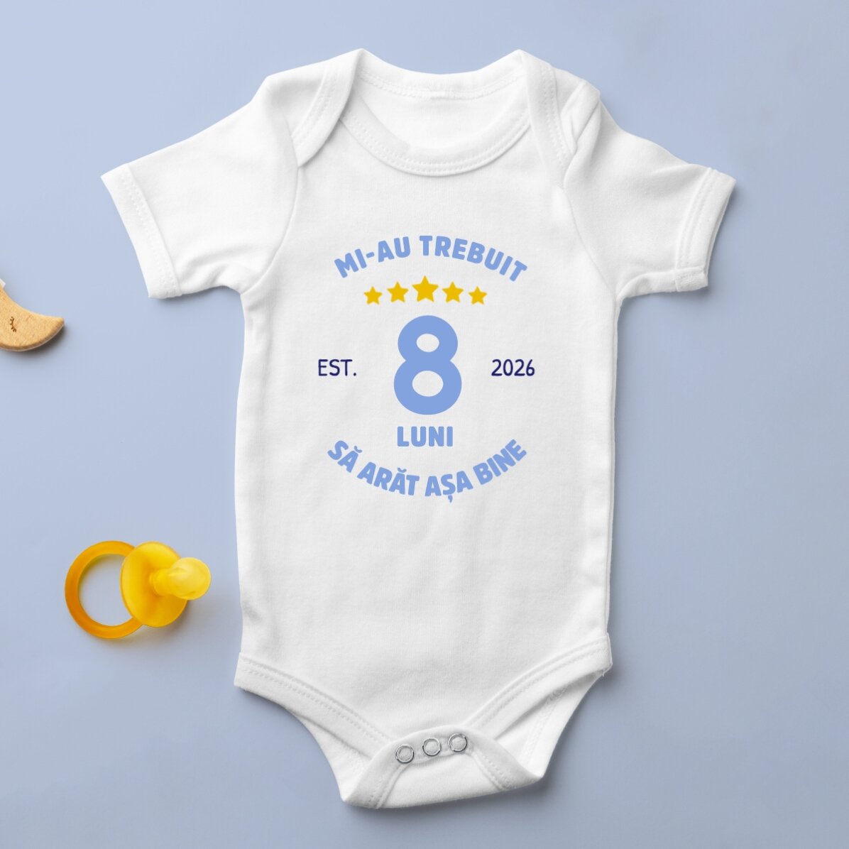 Body pentru copii personalizat cu text - Arăt bine la vârsta mea