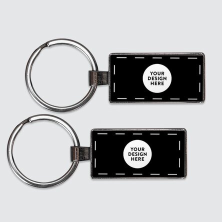 Breloc personalizat cu grafica ta față-spate