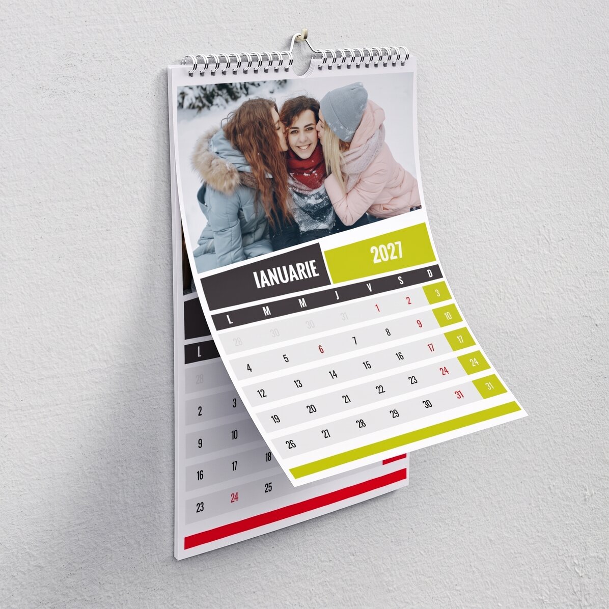 Personalised calendar - with your photos in colour