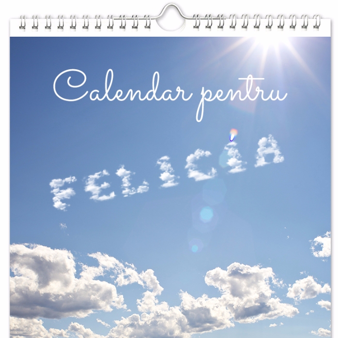 Calendar personalizat - prima ediție