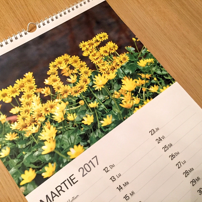 Calendar personalizat - prima ediție