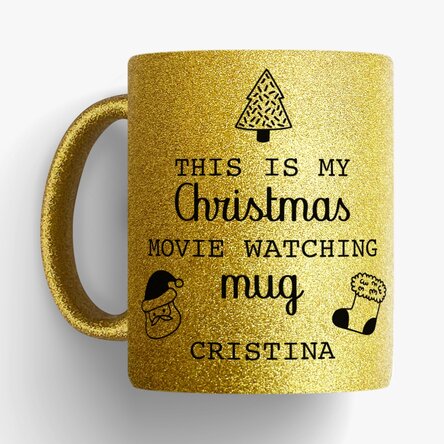 Cană personalizată cu mesaj - Christmas movie