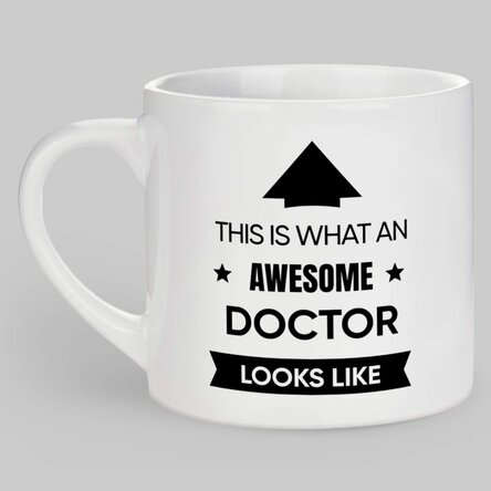 Cană espresso personalizată cu text - Awesome Person