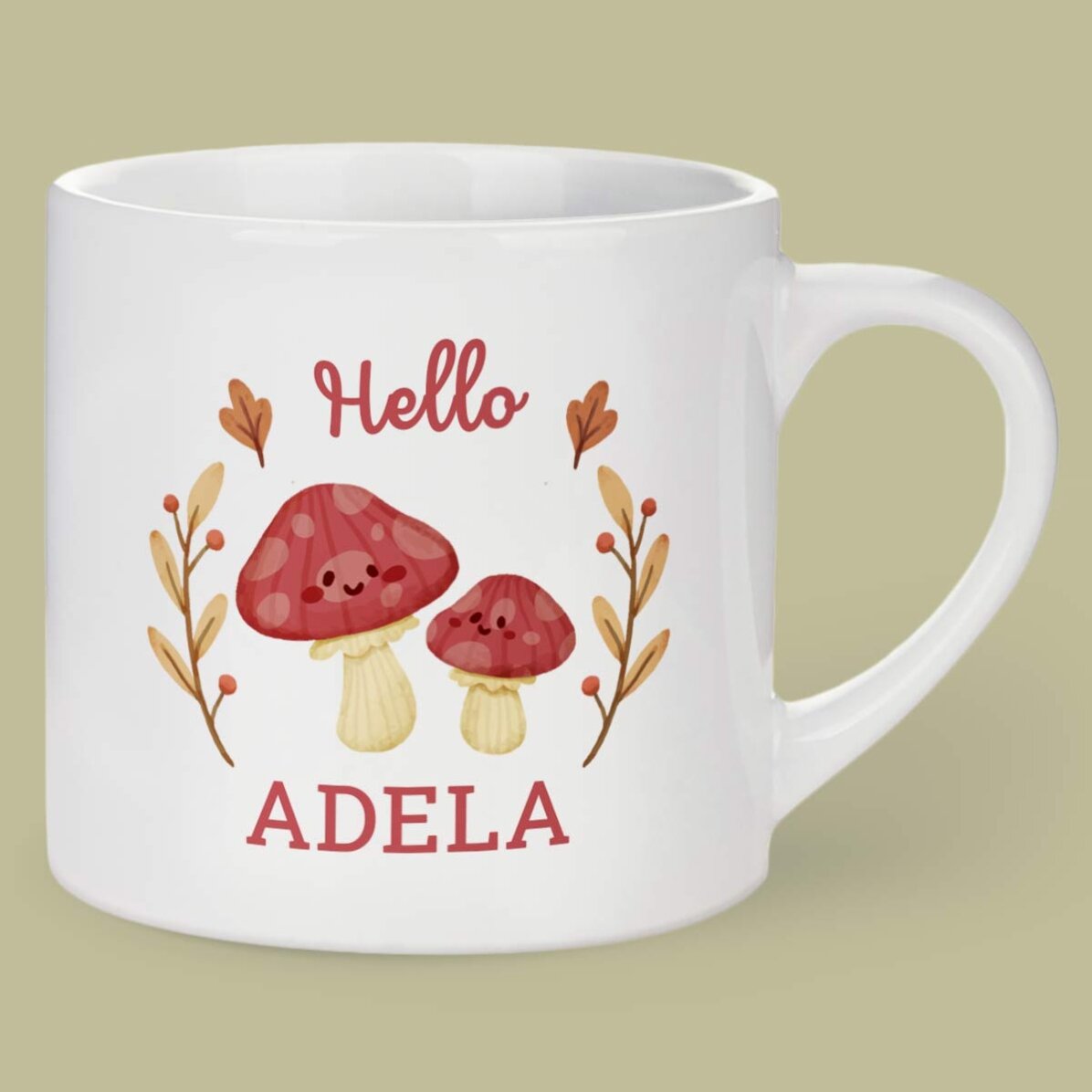 Cană espresso personalizată cu text - Toamnă