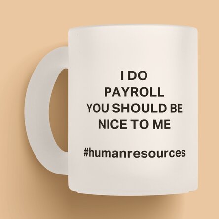 Cană mată personalizată cu text - HR 