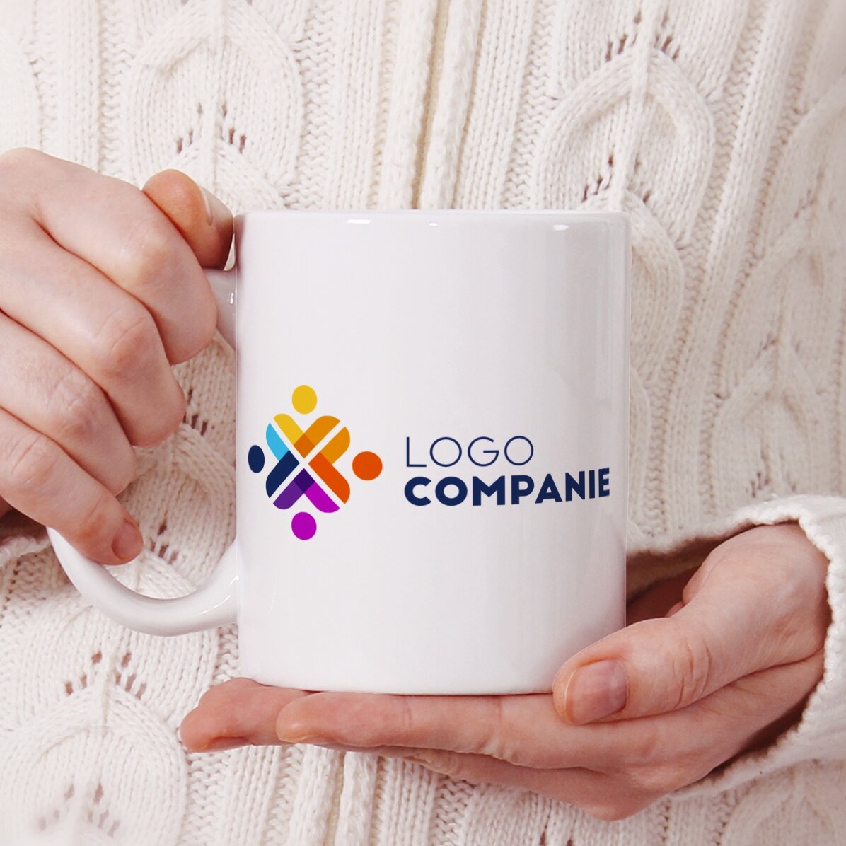 Cană personalizată cu logo - Reindeer