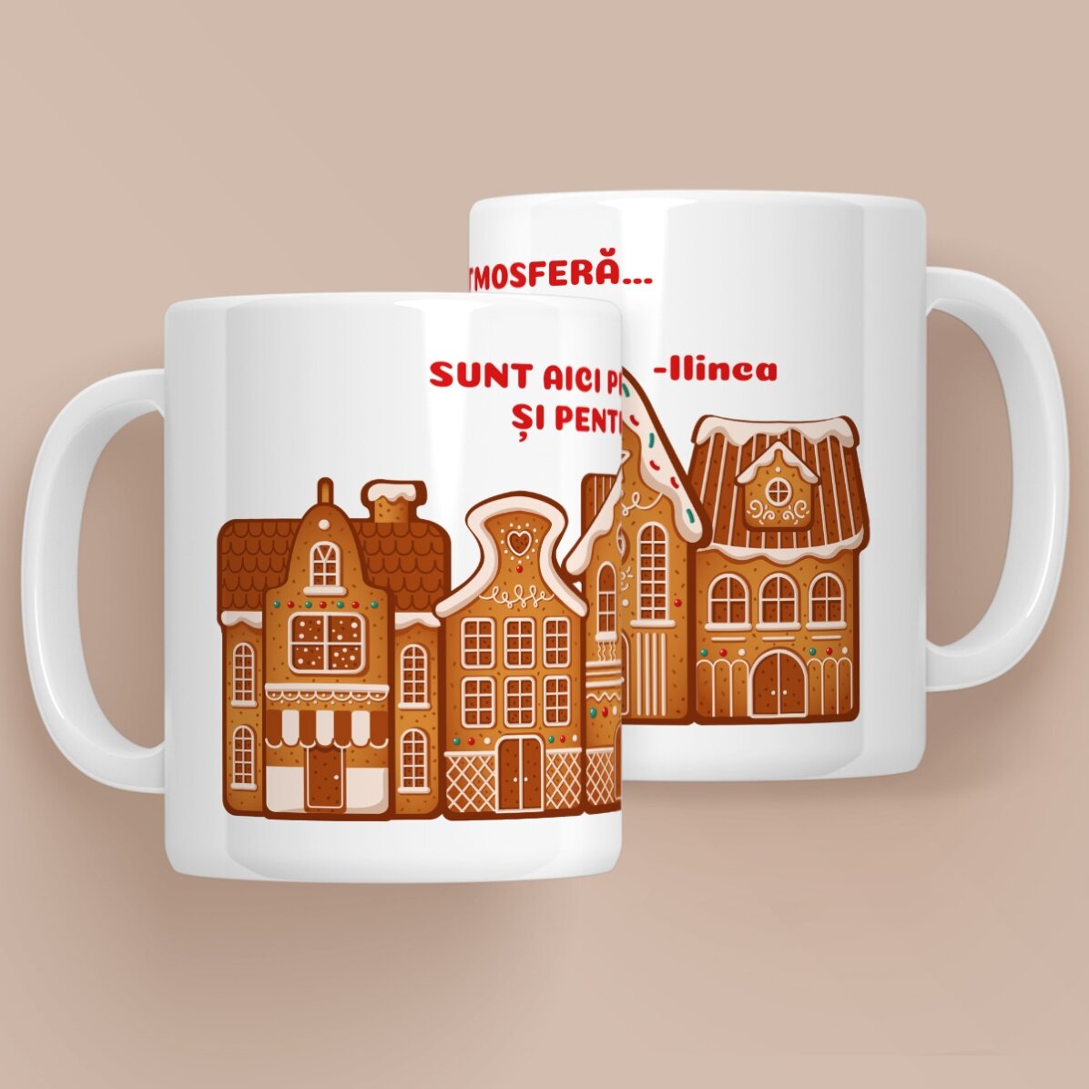 Cană personalizată cu mesaj - Gingerbread