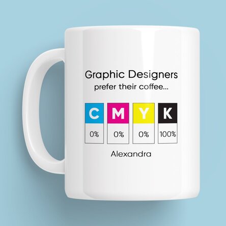 Cană personalizată cu mesaj - Graphic Designer 