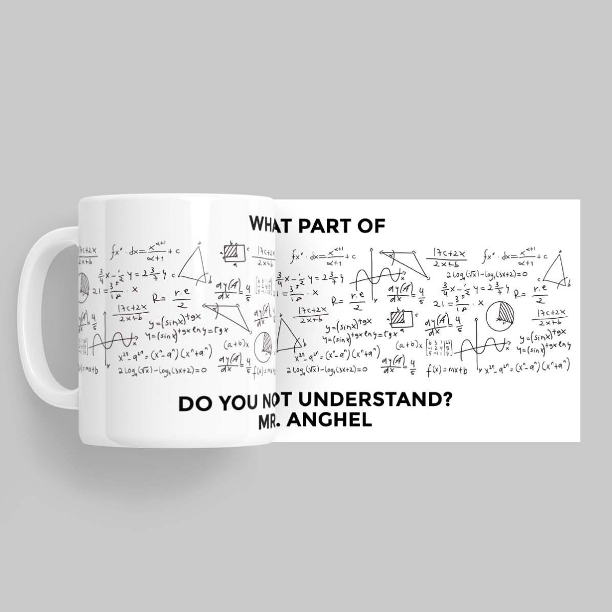 Cană personalizată cu mesaj - Matematică