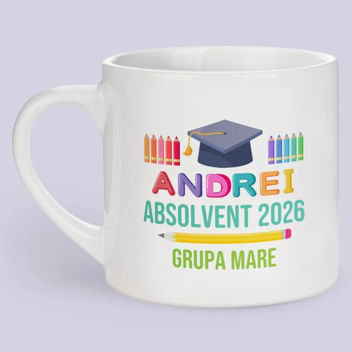 Cană personalizată cu mesaj pentru copii - Absolvire