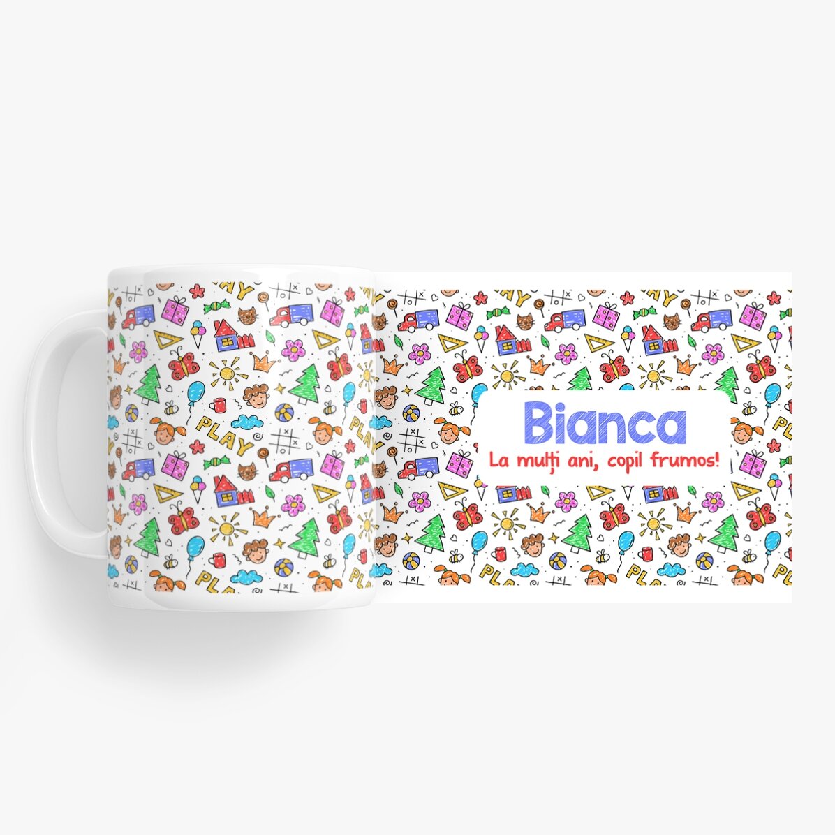 Cană personalizată cu mesaj - Ziua copilului