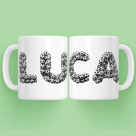 Cană personalizată cu nume - Fotbal