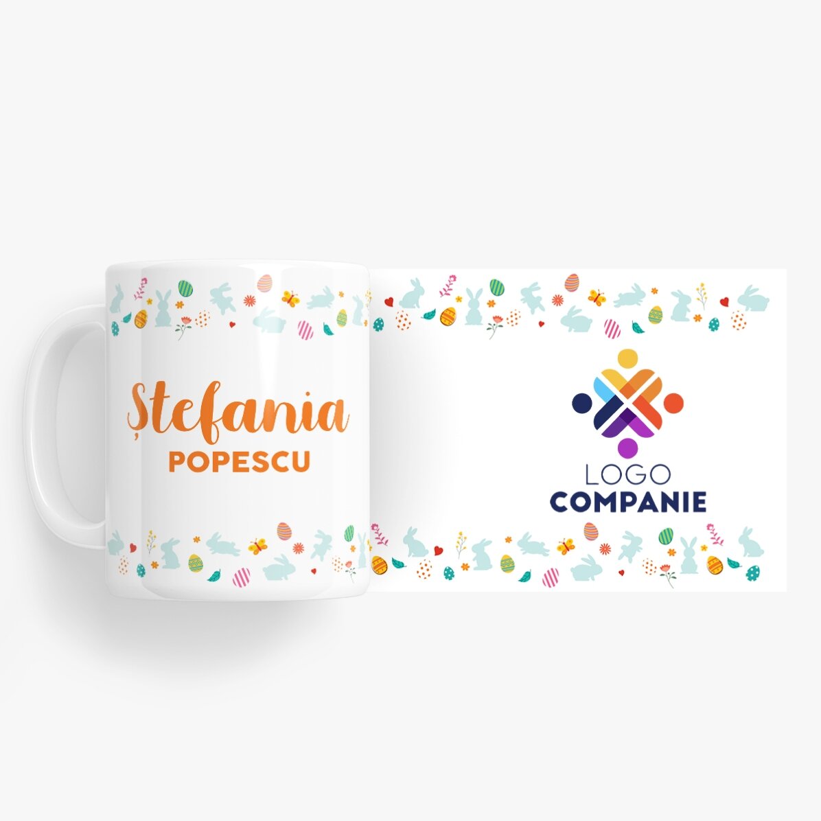 Cană personalizată cu nume și logo - Bunny