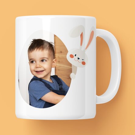Cană personalizată cu nume și poză - Iepurilă