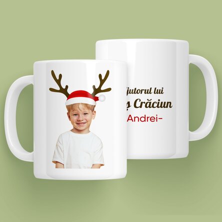 Cană personalizată cu poză și mesaj - Ren