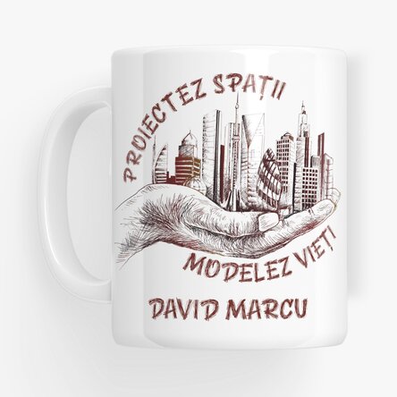 Cană personalizată cu text - Arhitect