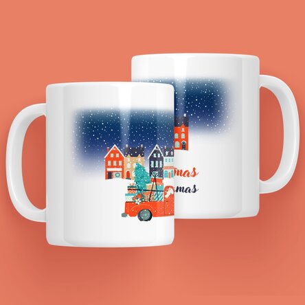 Cană personalizată cu text - Christmas Night