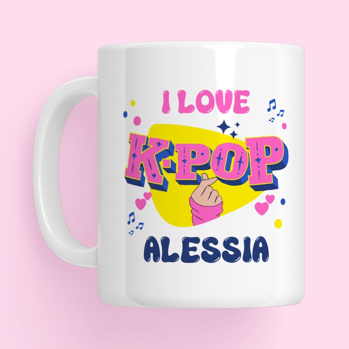 Cană personalizată cu text - Kpop