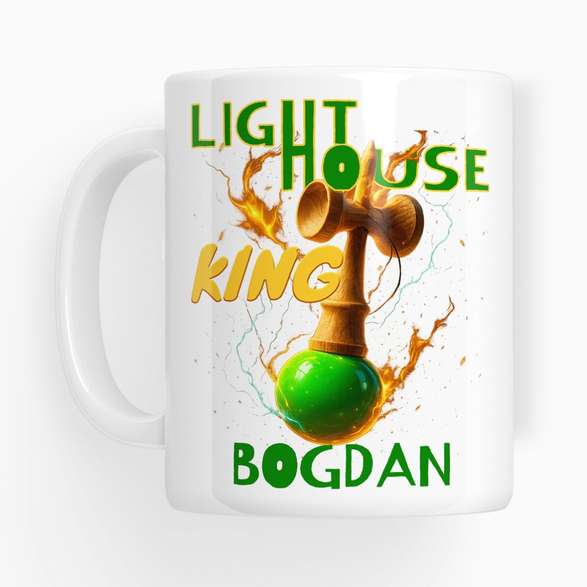 Cană personalizată cu text - Lighthouse King