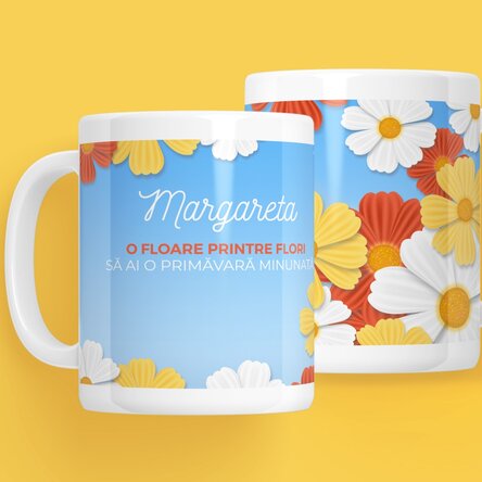 Cană personalizată cu text - Margarete