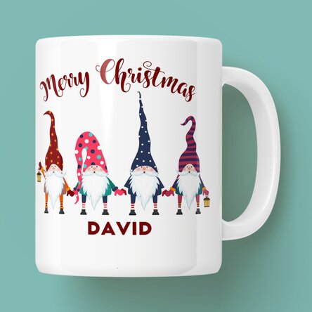 Cană personalizată cu text - Santa is coming