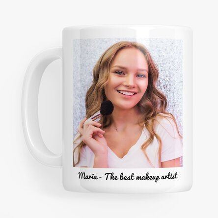 Cană personalizată cu text și o poză