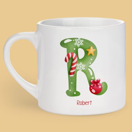 Cană personalizată pentru copii cu nume - Crăciun