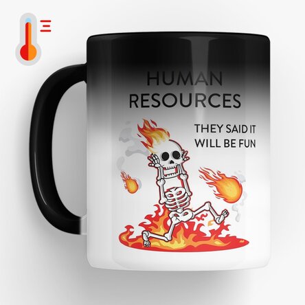 Cană termosensibilă personalizată cu text - Fun