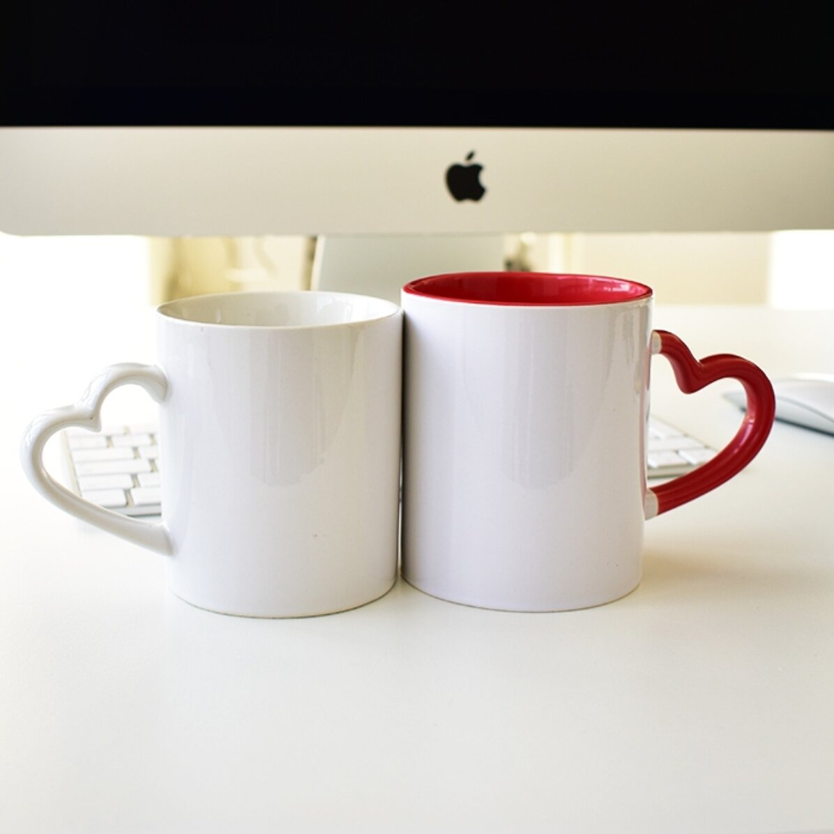 Cani pentru cuplu personalizate cu text  - Love