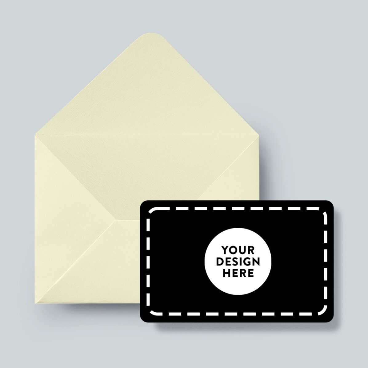 Card aluminiu personalizat față-verso cu grafica ta landscape