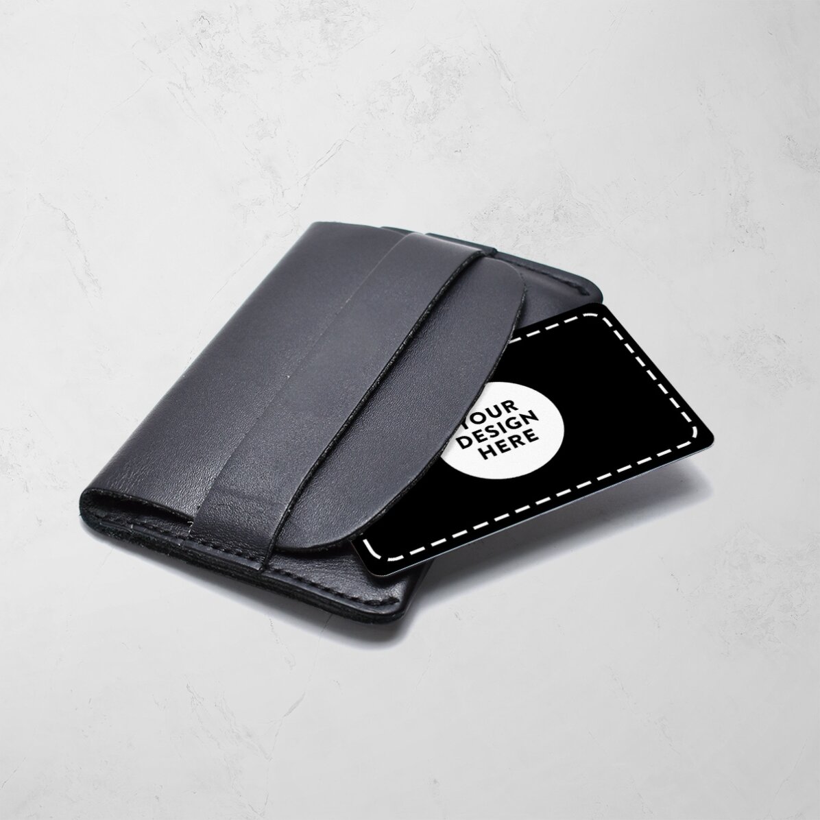 Carte de vizită aluminiu personalizată față-verso cu cod QR și grafica ta - Date de contact 