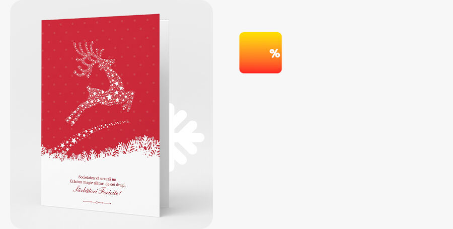 Personalised corporate Christmas cards and greetings